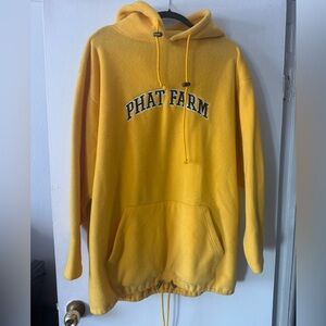 Phat Farm 90's Yellow Men's Fleece Hoodie